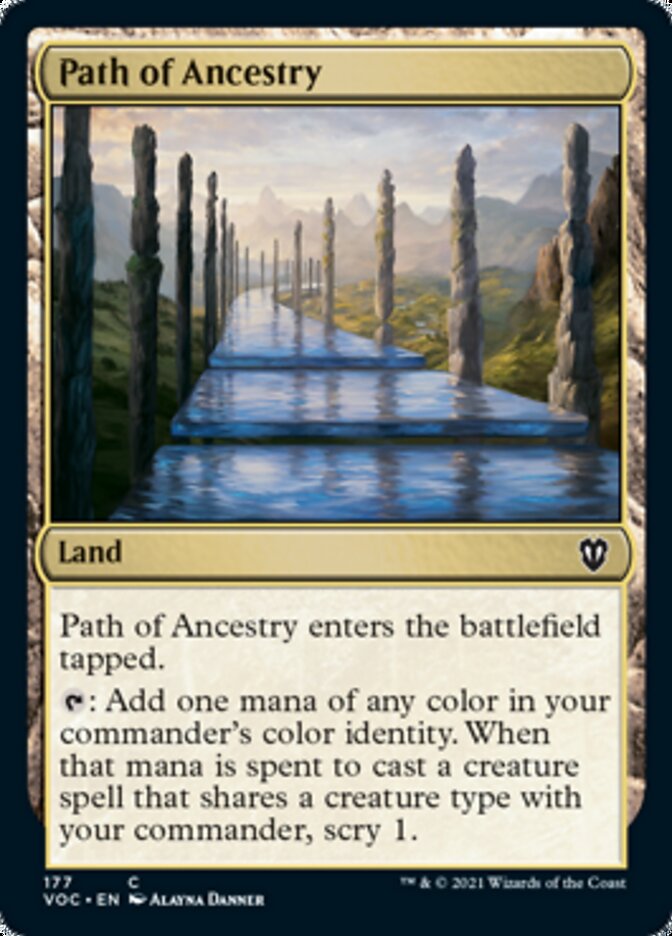 Path of Ancestry [Innistrad: Crimson Vow Commander] | Galaxy Games LLC