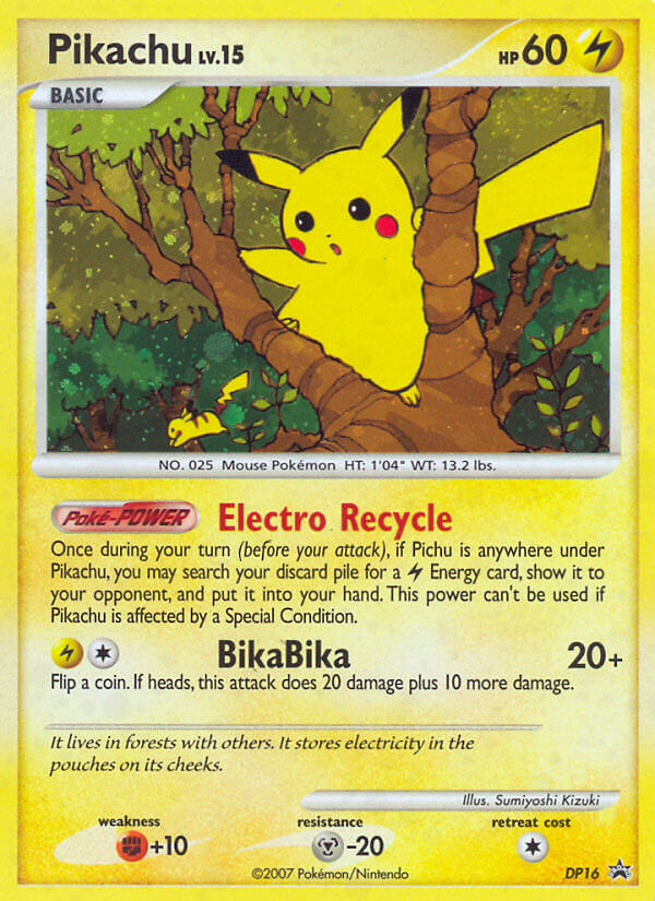 Pikachu (DP16) [Diamond & Pearl: Black Star Promos] | Galaxy Games LLC