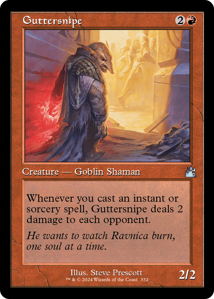 Guttersnipe (Retro Frame) [Ravnica Remastered] | Galaxy Games LLC
