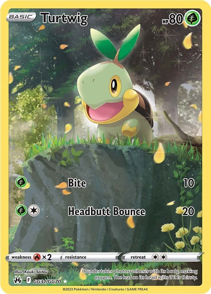 Turtwig (GG31/GG70) [Sword & Shield: Crown Zenith] | Galaxy Games LLC