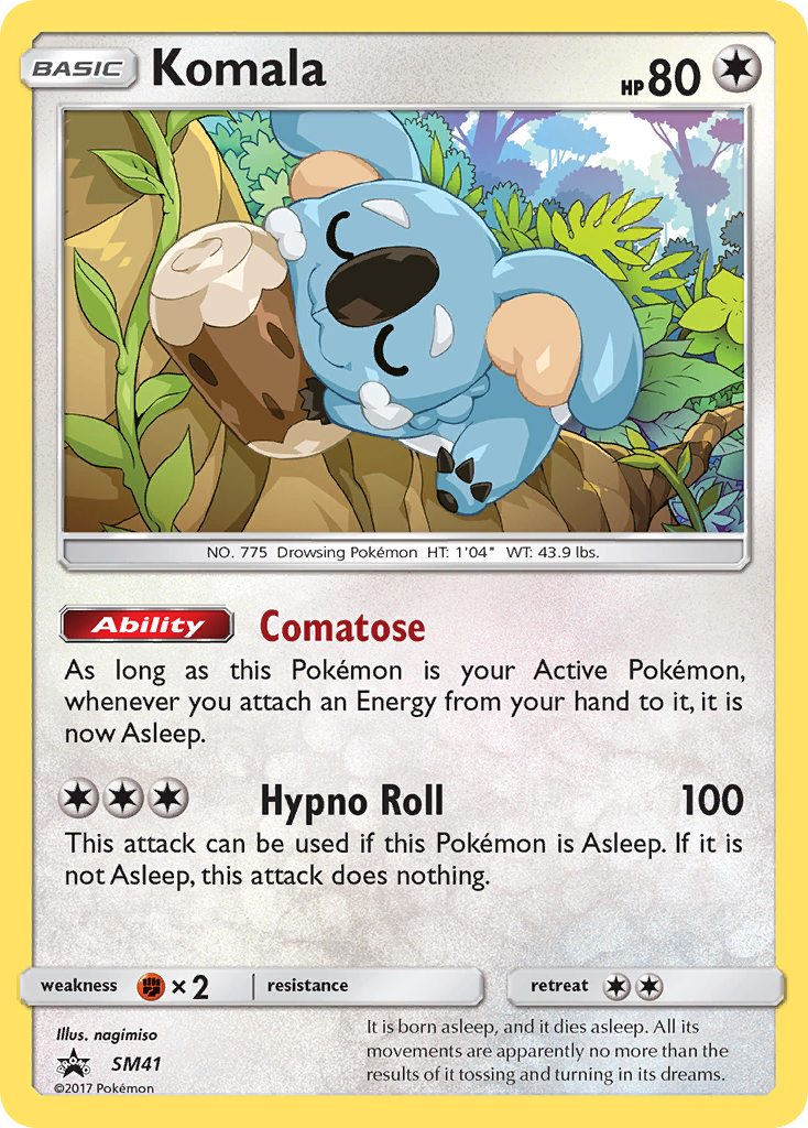 Komala (SM41) [Sun & Moon: Black Star Promos] | Galaxy Games LLC