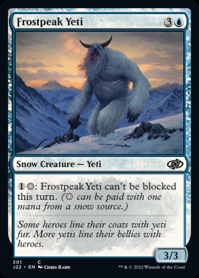 Frostpeak Yeti [Jumpstart 2022] | Galaxy Games LLC