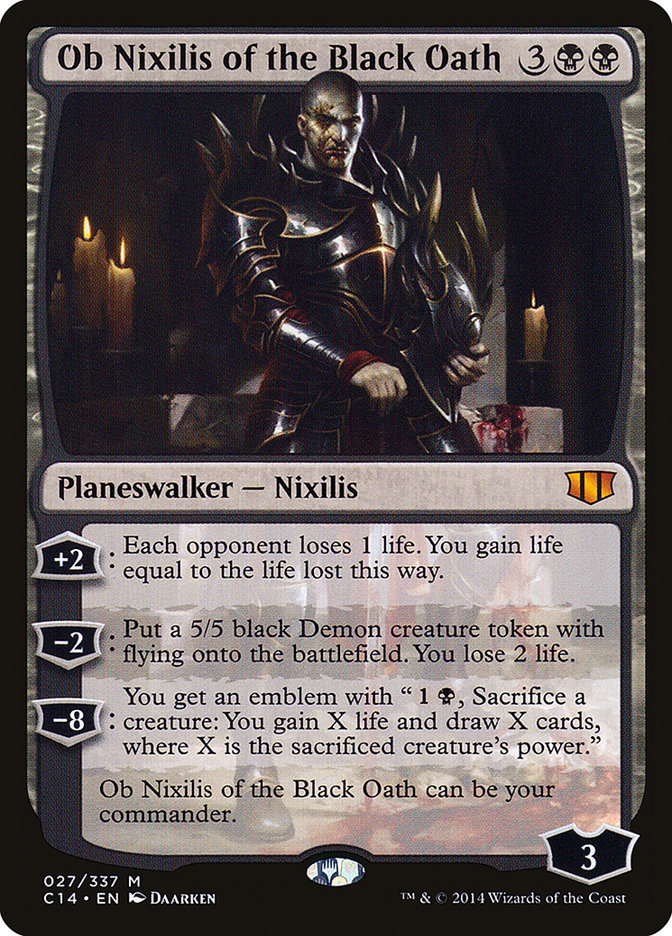 Ob Nixilis of the Black Oath [Commander 2014] | Galaxy Games LLC