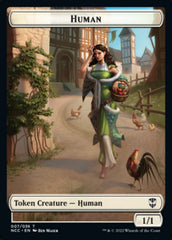 Eldrazi Spawn // Human Double-sided Token [Streets of New Capenna Commander Tokens] | Galaxy Games LLC