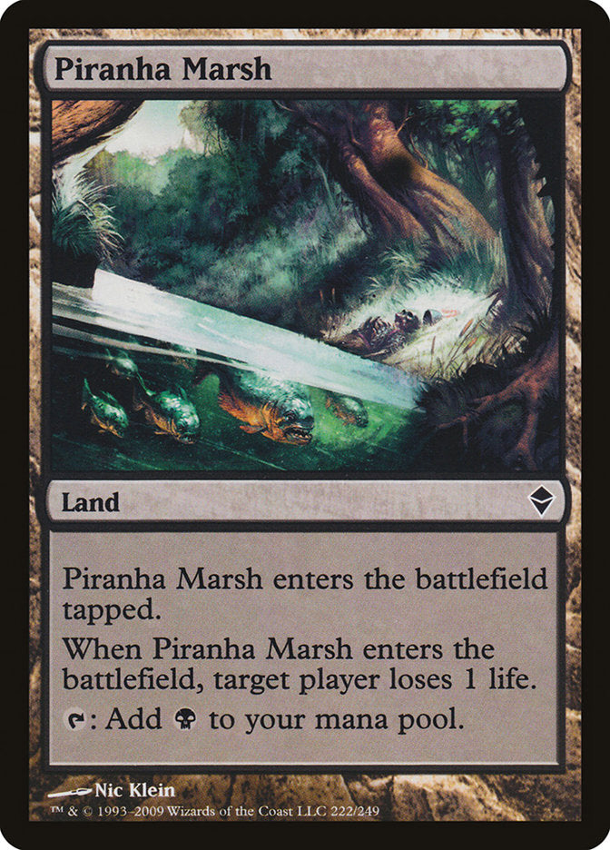 Piranha Marsh [Zendikar] | Galaxy Games LLC