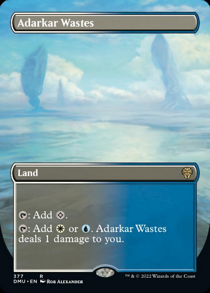 Adarkar Wastes (Borderless Alternate Art) [Dominaria United] | Galaxy Games LLC