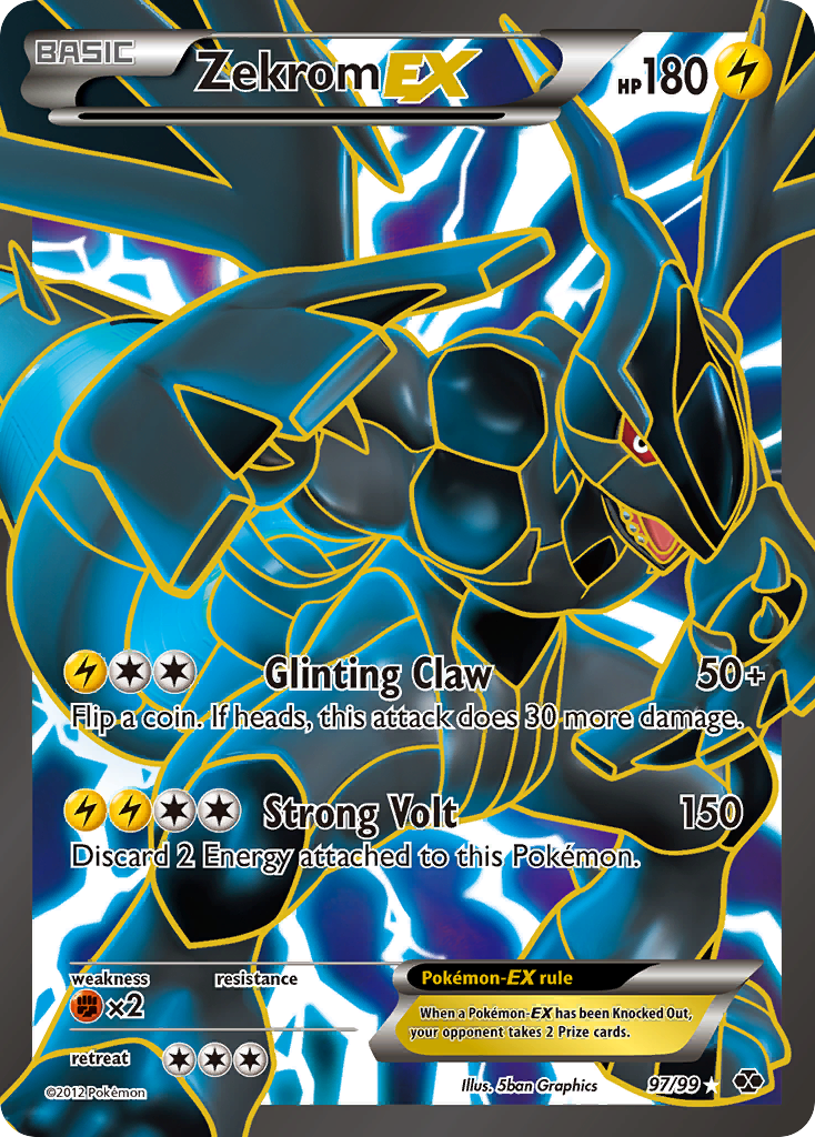 Zekrom EX (97/99) [Black & White: Next Destinies] | Galaxy Games LLC