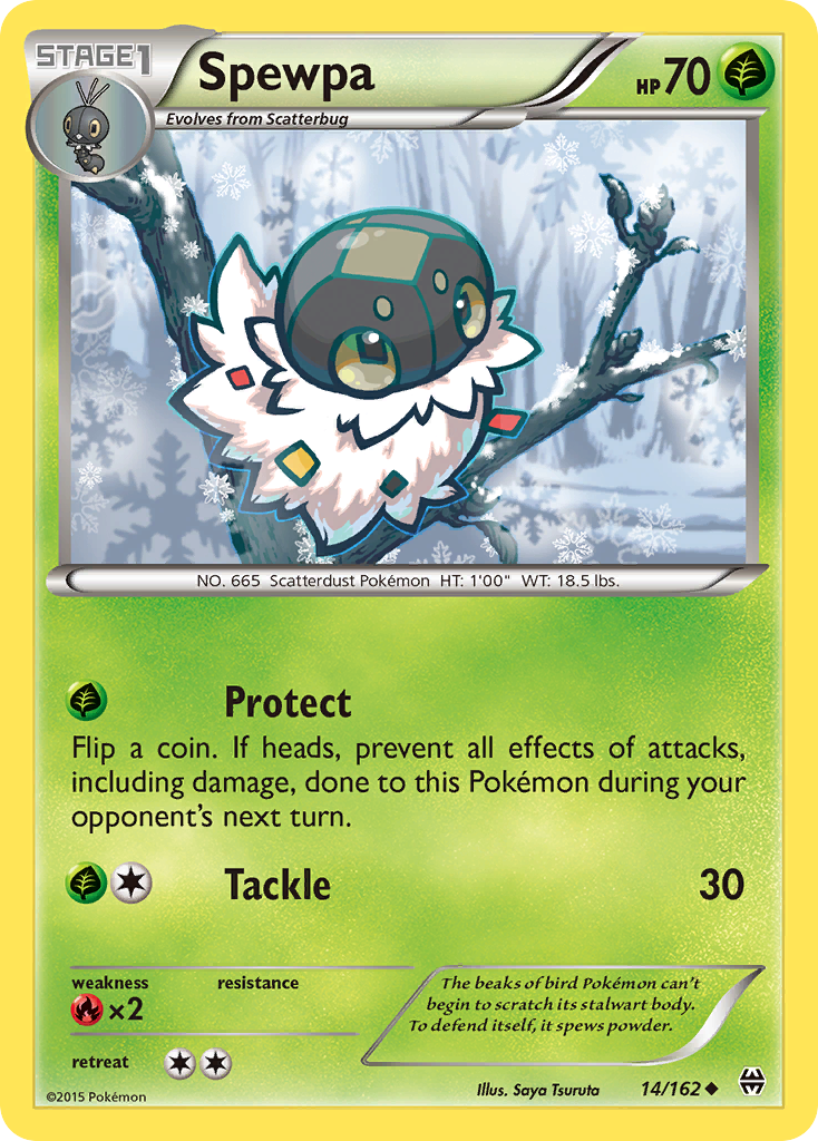 Spewpa (14/162) [XY: BREAKthrough] | Galaxy Games LLC