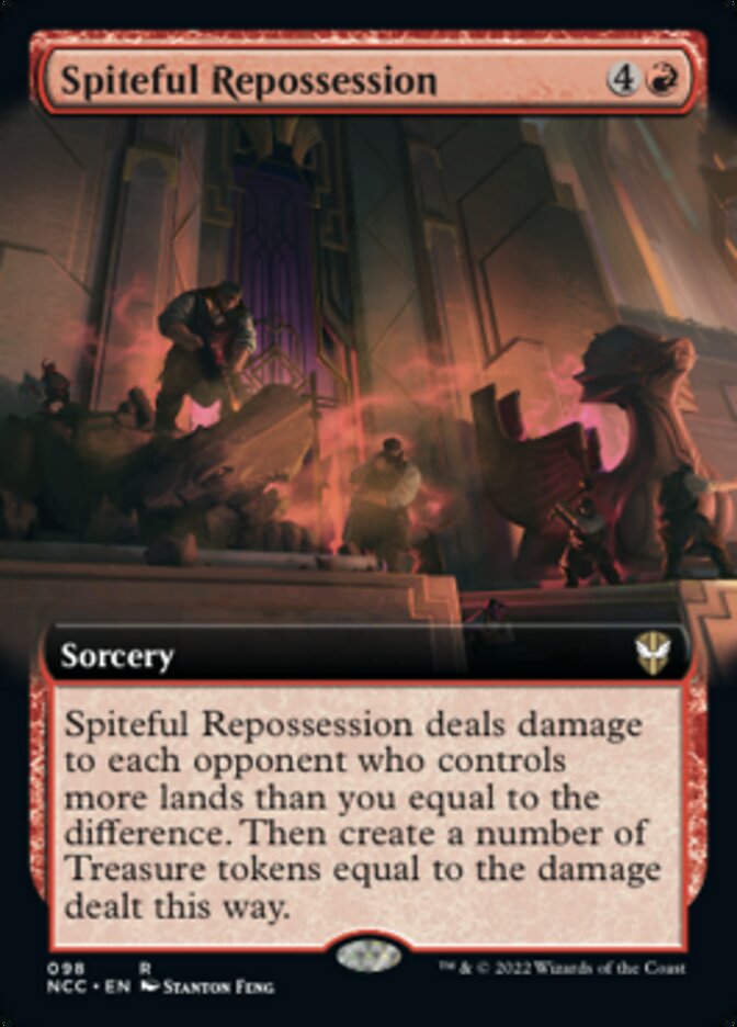 Spiteful Repossession (Extended Art) [Streets of New Capenna Commander] | Galaxy Games LLC