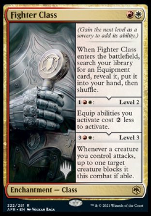 Fighter Class (Promo Pack) [Dungeons & Dragons: Adventures in the Forgotten Realms Promos] | Galaxy Games LLC