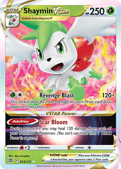 Shaymin VSTAR (014/172) [Sword & Shield: Brilliant Stars] | Galaxy Games LLC