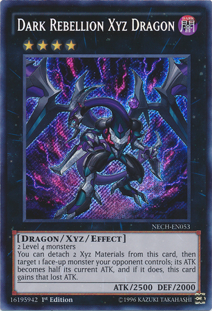 Dark Rebellion Xyz Dragon [NECH-EN053] Secret Rare | Galaxy Games LLC