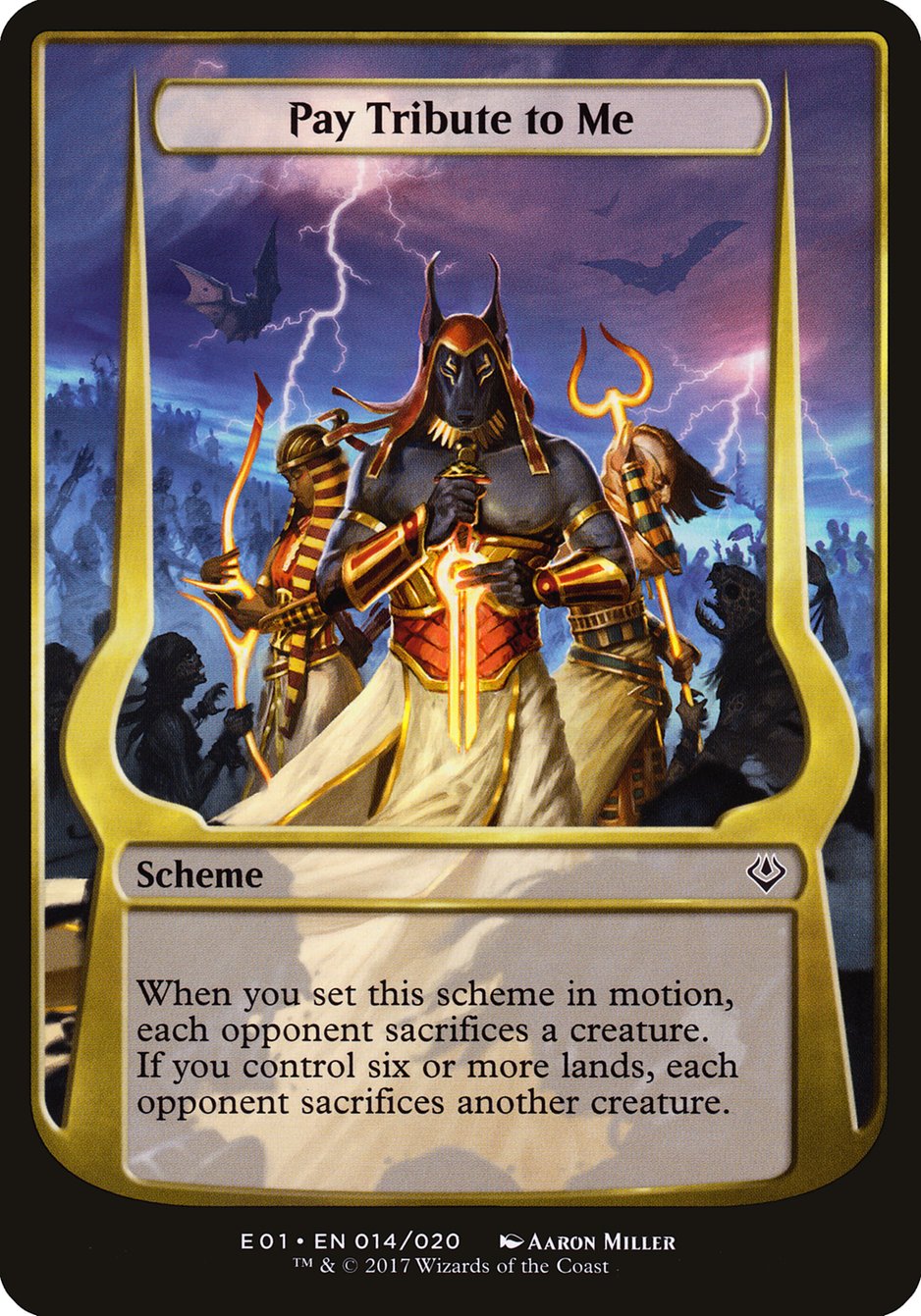 Pay Tribute to Me (Schemes) [Archenemy: Nicol Bolas Schemes] | Galaxy Games LLC