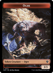 Soldier // Ogre Double-Sided Token [Murders at Karlov Manor Commander Tokens] | Galaxy Games LLC