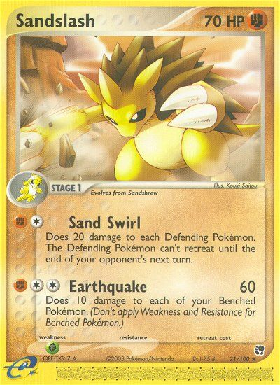 Sandslash (21/100) [EX: Sandstorm] | Galaxy Games LLC