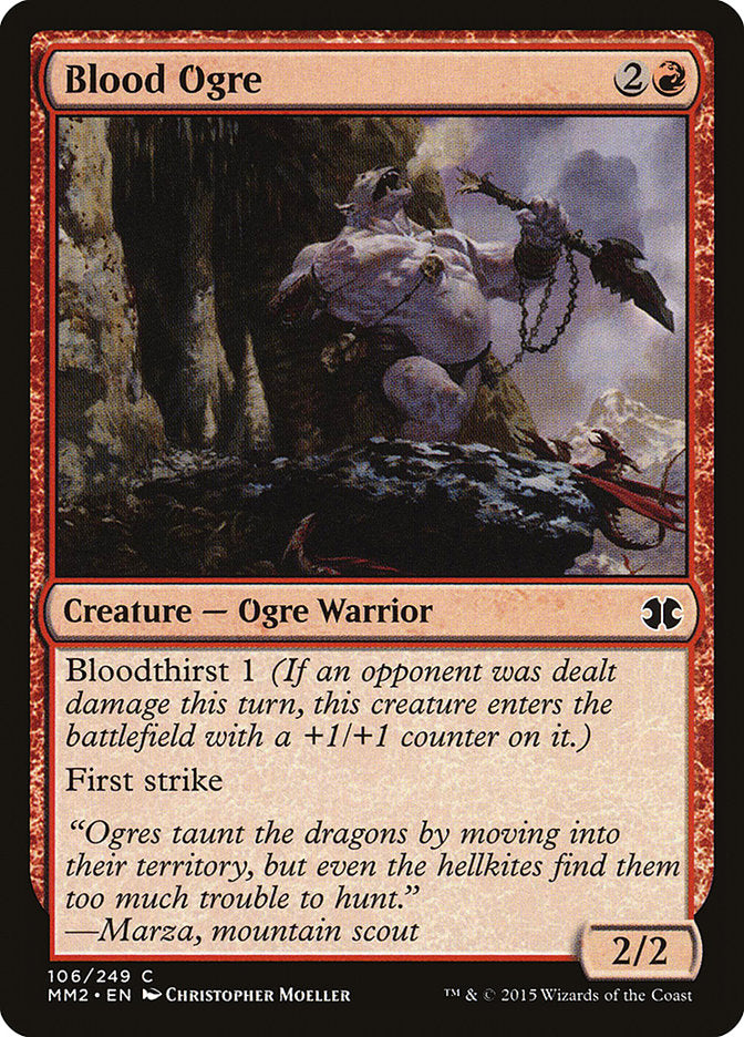 Blood Ogre [Modern Masters 2015] | Galaxy Games LLC