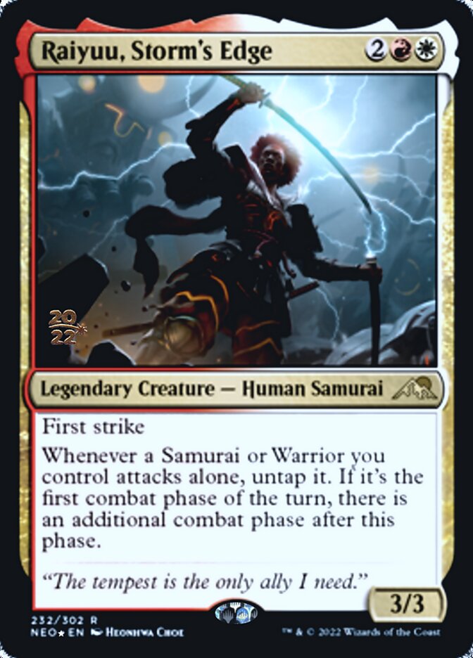 Raiyuu, Storm's Edge [Kamigawa: Neon Dynasty Prerelease Promos] | Galaxy Games LLC