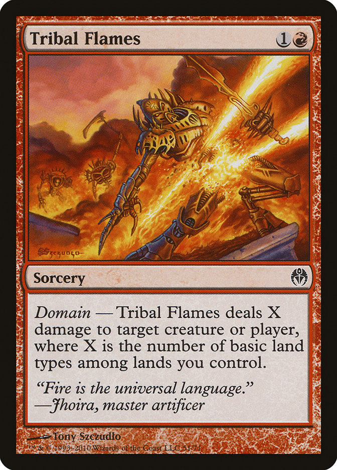 Tribal Flames [Duel Decks: Phyrexia vs. the Coalition] | Galaxy Games LLC