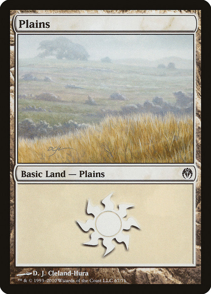 Plains (67) [Duel Decks: Phyrexia vs. the Coalition] | Galaxy Games LLC