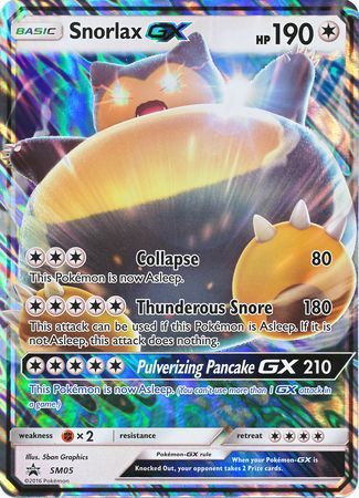 Snorlax GX (SM05) (Jumbo Card) [Sun & Moon: Black Star Promos] | Galaxy Games LLC