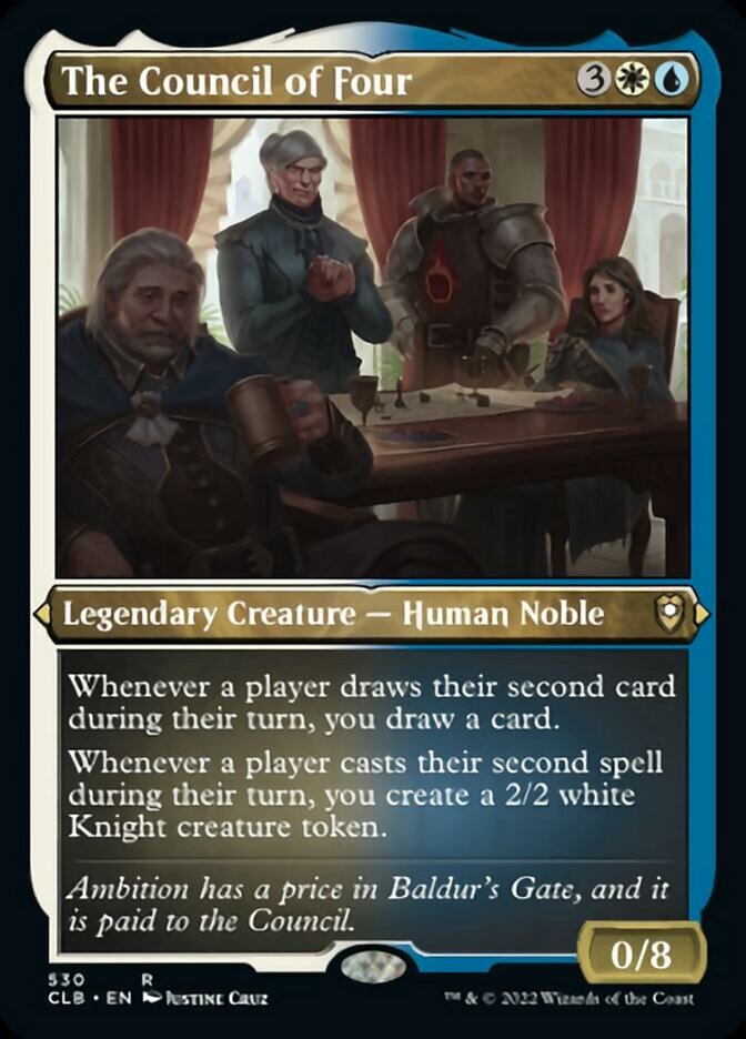 The Council of Four (Foil Etched) [Commander Legends: Battle for Baldur's Gate] | Galaxy Games LLC