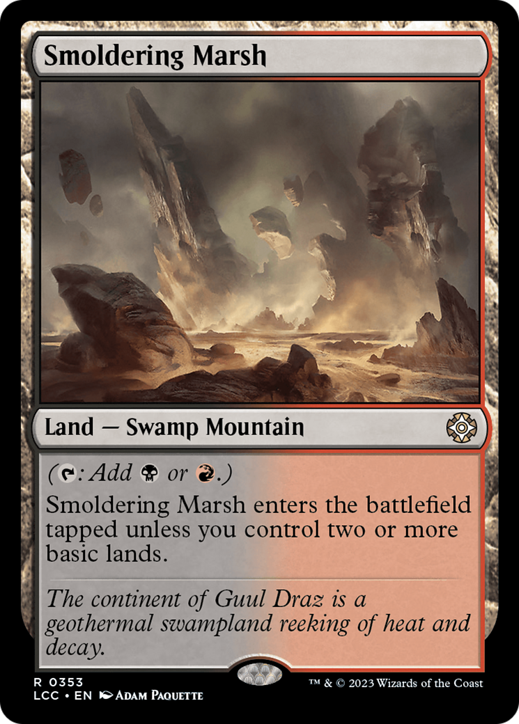 Smoldering Marsh [The Lost Caverns of Ixalan Commander] | Galaxy Games LLC