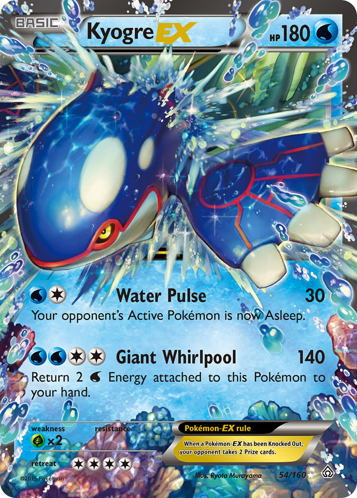 Kyogre EX (54/160) [XY: Primal Clash] | Galaxy Games LLC