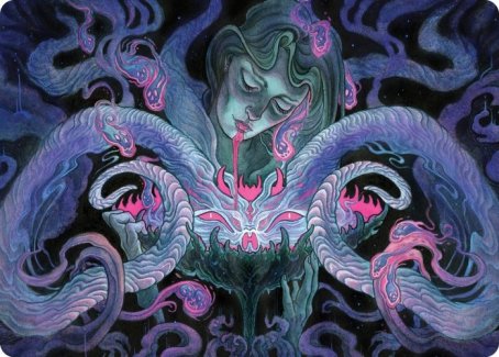 Demonic Bargain Art Card [Innistrad: Crimson Vow Art Series] | Galaxy Games LLC