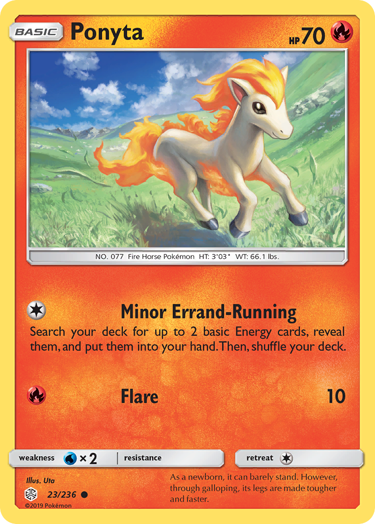 Ponyta (23/236) [Sun & Moon: Cosmic Eclipse] | Galaxy Games LLC