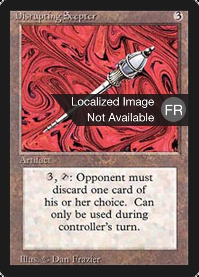 Disrupting Scepter [Foreign Black Border] | Galaxy Games LLC