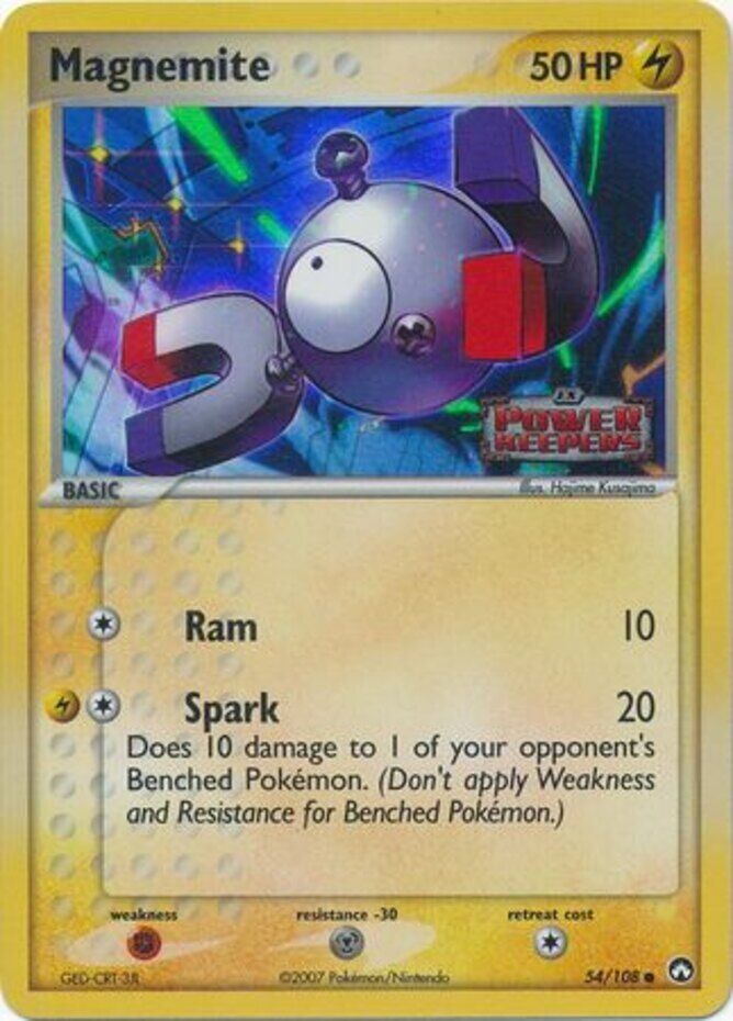 Magnemite (54/108) (Stamped) [EX: Power Keepers] | Galaxy Games LLC