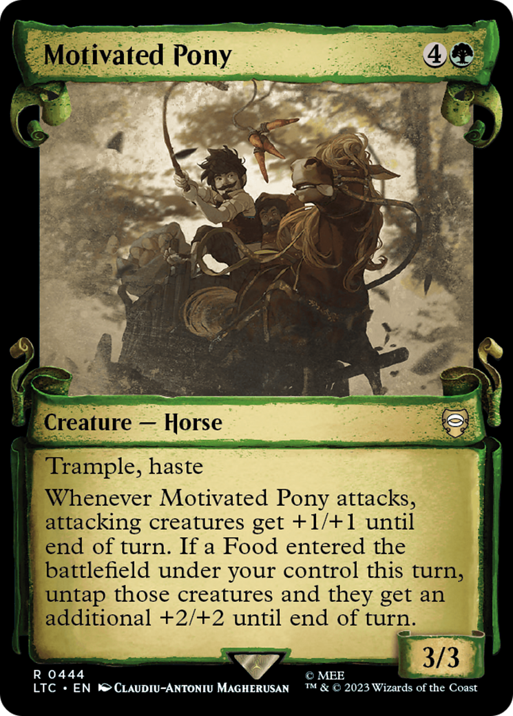 Motivated Pony [The Lord of the Rings: Tales of Middle-Earth Commander Showcase Scrolls] | Galaxy Games LLC