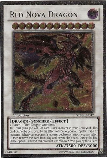 Red Nova Dragon [STBL-EN042] Ultimate Rare | Galaxy Games LLC