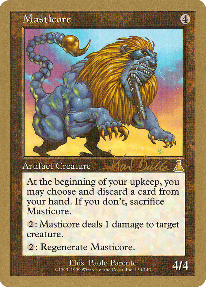 Masticore (Kai Budde) [World Championship Decks 1999] | Galaxy Games LLC