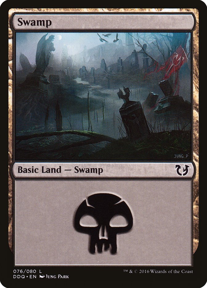 Swamp (76) [Duel Decks: Blessed vs. Cursed] | Galaxy Games LLC