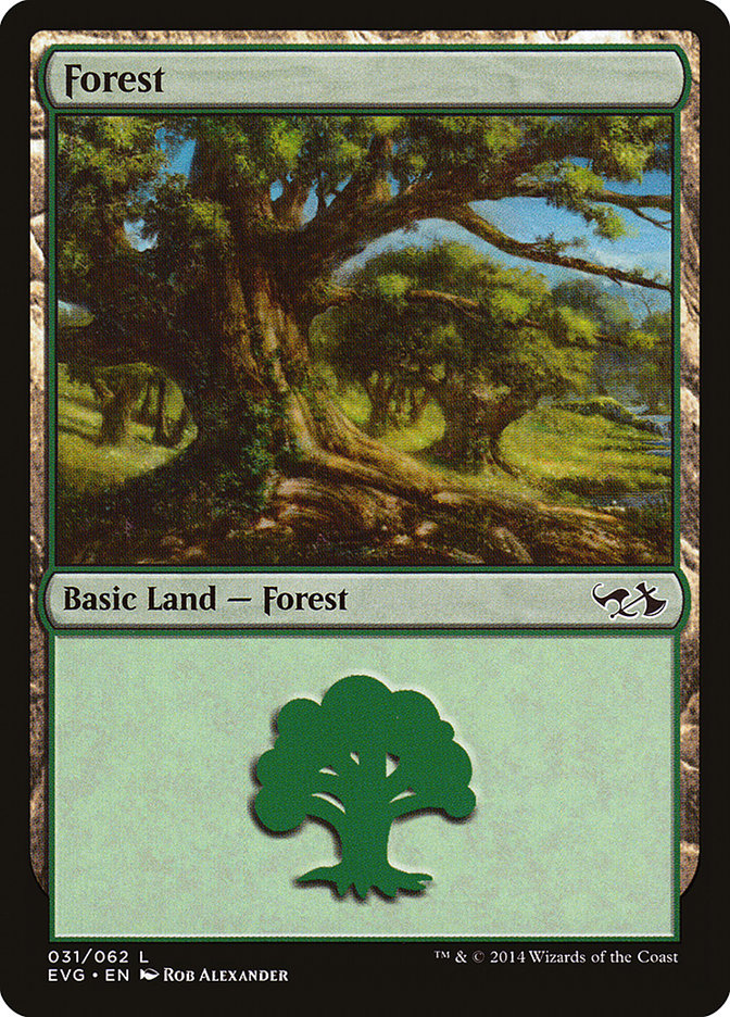 Forest (31) (Elves vs. Goblins) [Duel Decks Anthology] | Galaxy Games LLC