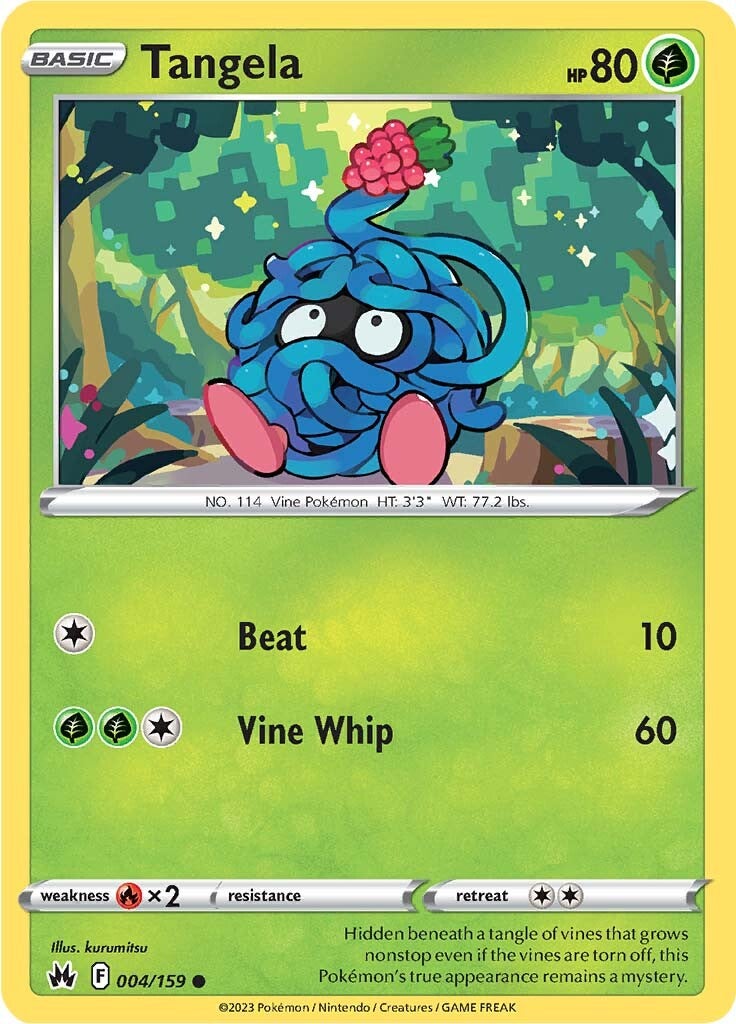 Tangela (004/159) [Sword & Shield: Crown Zenith] | Galaxy Games LLC