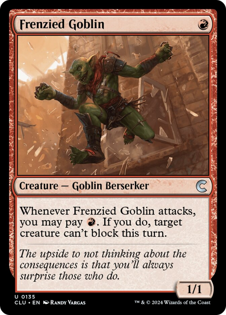 Frenzied Goblin [Ravnica: Clue Edition] | Galaxy Games LLC