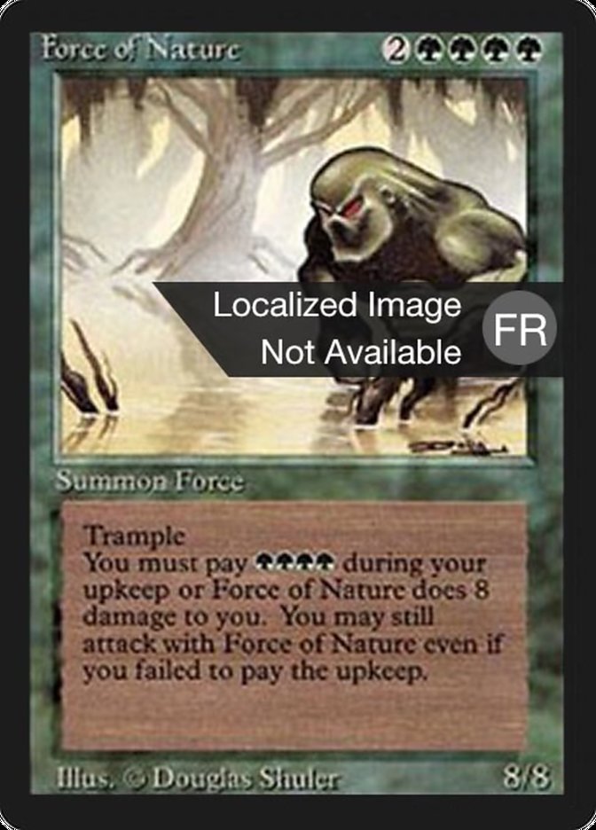 Force of Nature [Foreign Black Border] | Galaxy Games LLC