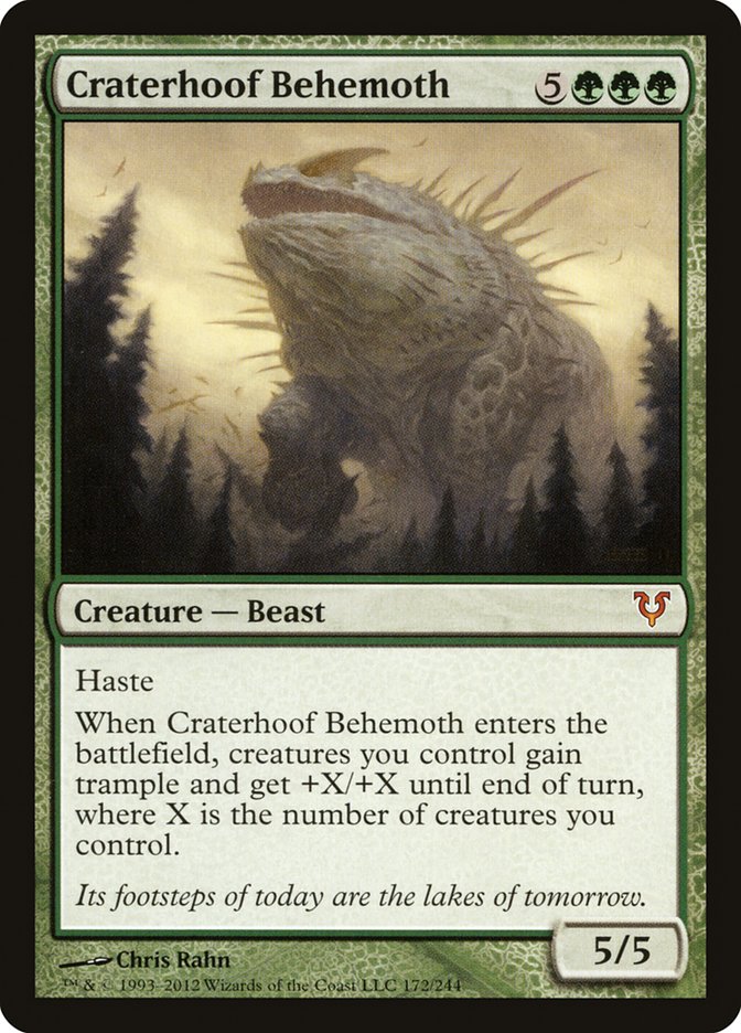 Craterhoof Behemoth [Avacyn Restored] | Galaxy Games LLC