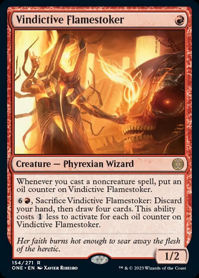 Vindictive Flamestoker [Phyrexia: All Will Be One] | Galaxy Games LLC