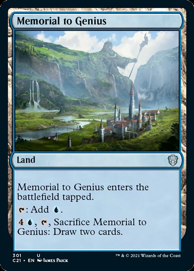 Memorial to Genius [Commander 2021] | Galaxy Games LLC