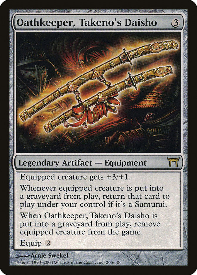 Oathkeeper, Takeno's Daisho [Champions of Kamigawa] | Galaxy Games LLC
