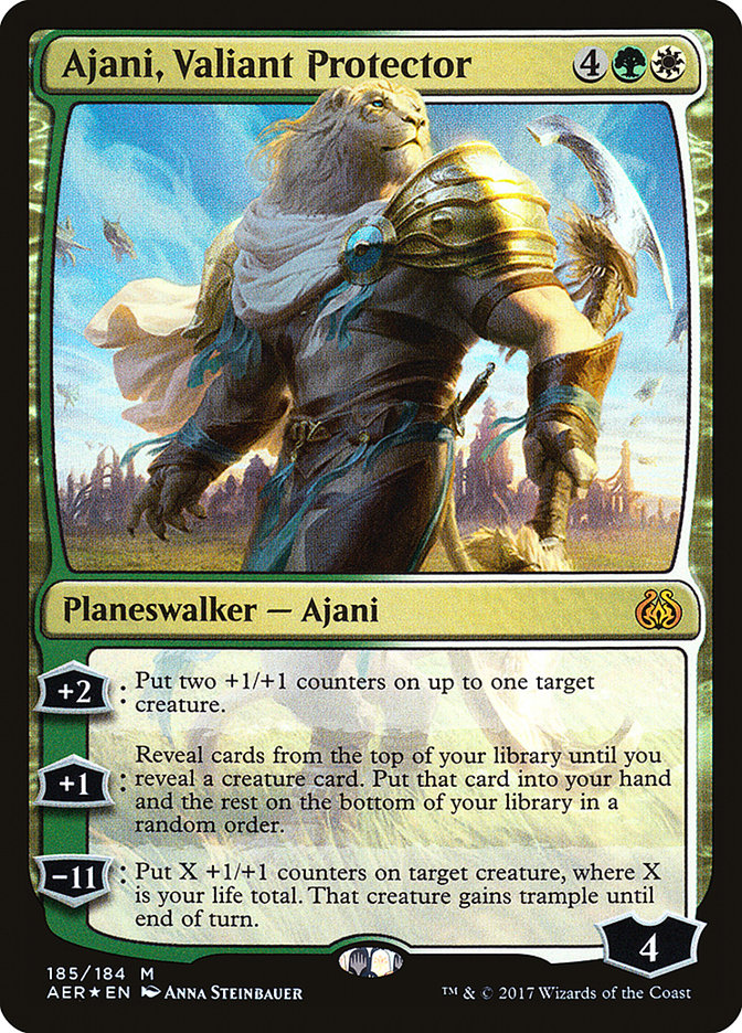 Ajani, Valiant Protector [Aether Revolt] | Galaxy Games LLC