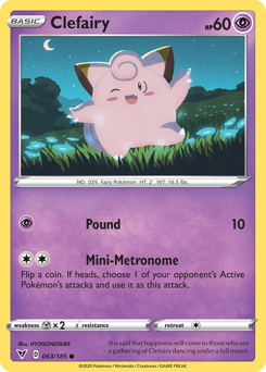 Clefairy (063/185) [Sword & Shield: Vivid Voltage] | Galaxy Games LLC