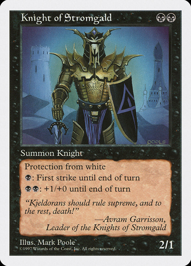 Knight of Stromgald [Fifth Edition] | Galaxy Games LLC