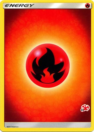 Fire Energy (Charizard Stamp #24) [Battle Academy 2020] | Galaxy Games LLC