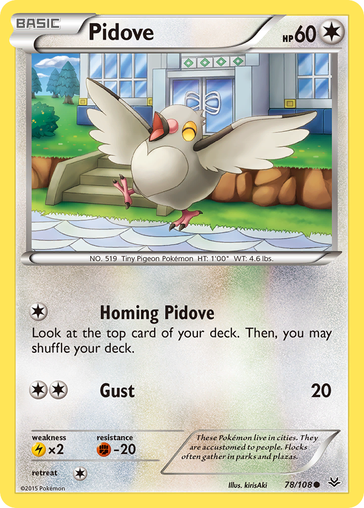 Pidove (78/108) [XY: Roaring Skies] | Galaxy Games LLC