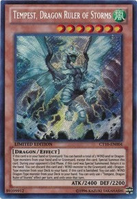 Tempest, Dragon Ruler of Storms [CT10-EN004] Secret Rare | Galaxy Games LLC