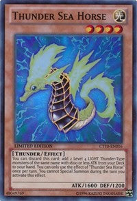 Thunder Sea Horse [CT10-EN016] Super Rare | Galaxy Games LLC